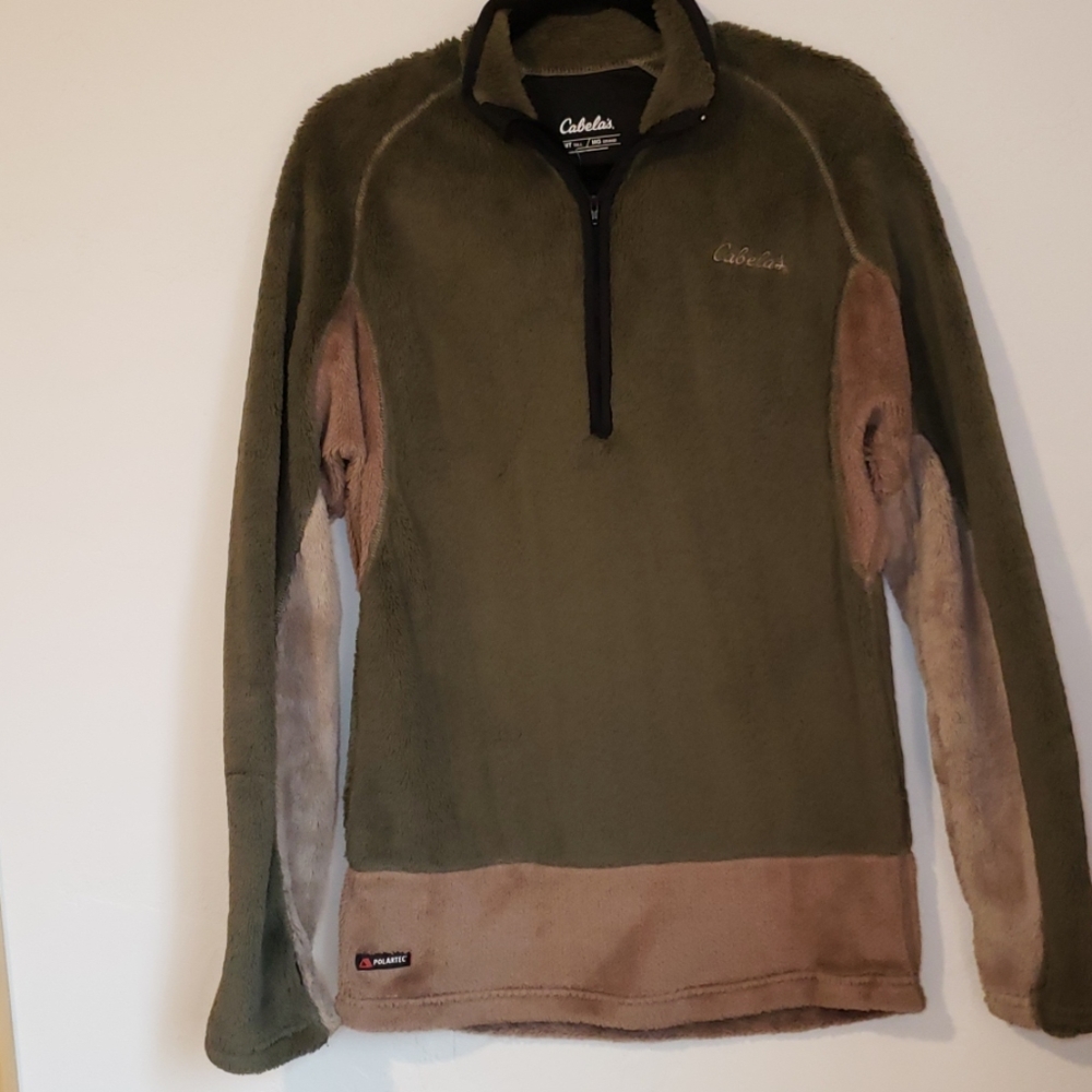 Cabelas quarter zip long sleeve sweater